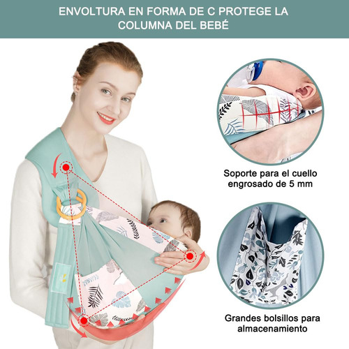 Fular Para Bebe De Todo Envolvente Ajustable - Fular Para