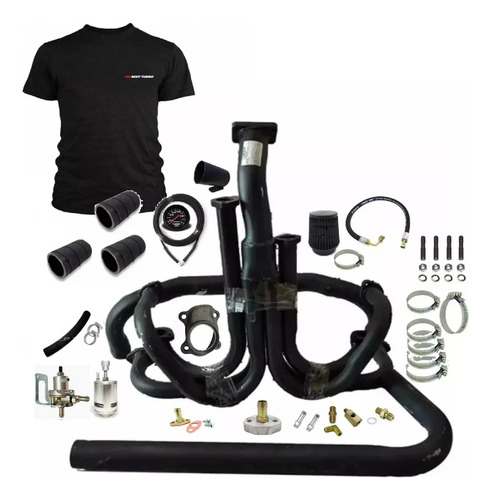 Kit Turbo Vw Fusca Injeção Programável Dupla Sem Turbina