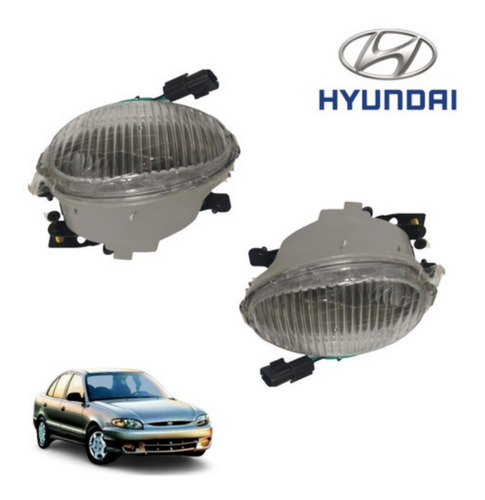 Faros Antiniebla De Hyundai Accent El Par