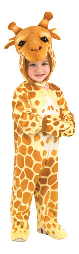 Disfraz Talla Toddler (2t-4t) Para Niña Jirafa Halloween 