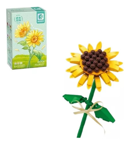 Sembo Block Girasol Para Armar - Na201888 Cantidad De Piezas 130