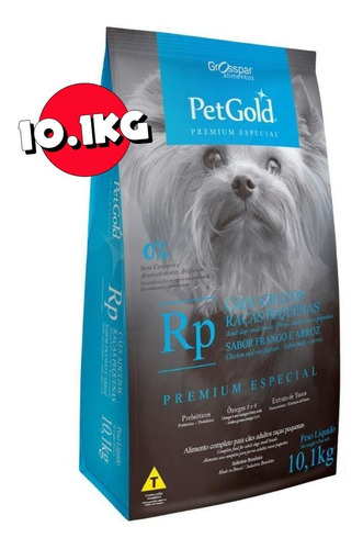 Ração Pet Gold Premium Especial Cães Raças Pequenas 10.1kg