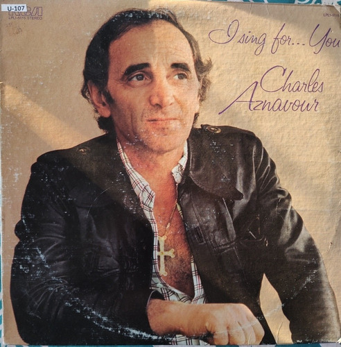 Vinilo Lp De Charles Aznavour I Sing For ...you (xx159 (Usado)