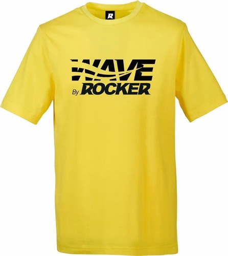 Novedad Remera Rocker Kayak Wave Amarillo Talle S-m-l-xl-xxl