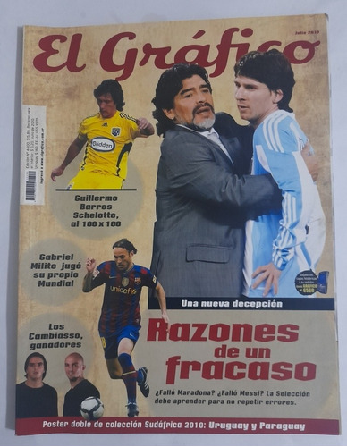 El Grafico 4400 Mundial 2010,maradona, Messi,sin Posters