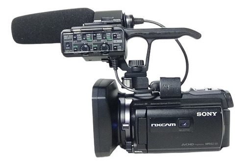 Filmadora Sony Hxr Nx30 Nxcam Entrada Microfone Nightshot
