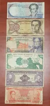 Comprar Set De 6 Billetes Antiguos De Venezuela. Para Recuerdo.  
