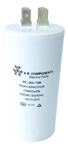 Capacitor Bomba De Agua A.r.components 70mfd