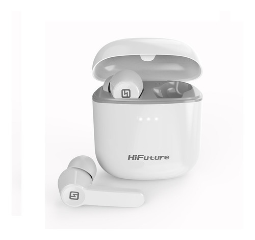 Imagen 2 de 9 de Auriculares Inalámbricos In-ear Tws Hifuture Flybuds Blancos
