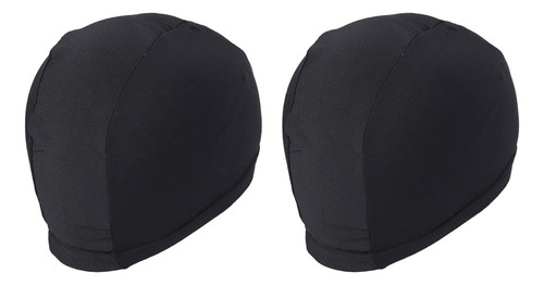 Gorro De Natación De Poliéster Elástico, Ajuste Cómodo, 2 Un