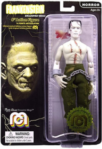 Wabro Mego Horror Frankenstein Con Cicatrices Figura 20cm