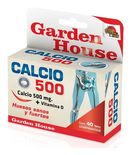 Garden House Calcio 500 X 40 Comprimidos