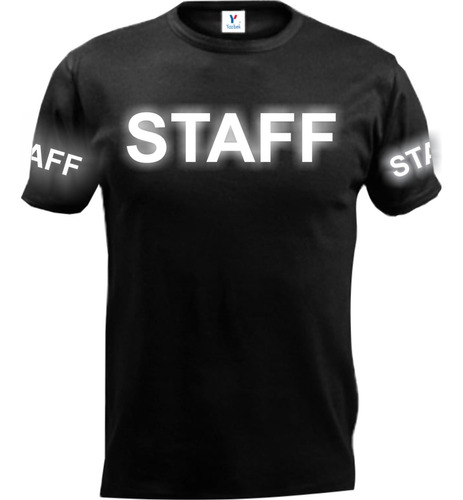 Playera Staff Reflejante Ligera Comoda Eventos Seguridad 6