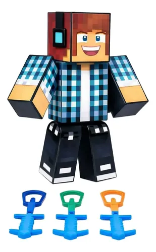 Boneco Articulado Minecraft Authentic Games 25cm Algazarra