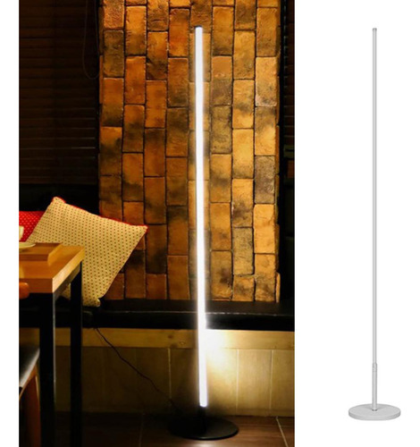 Lámpara De Pie Led Lámpara De Pie Con Luz Blanca-blanca