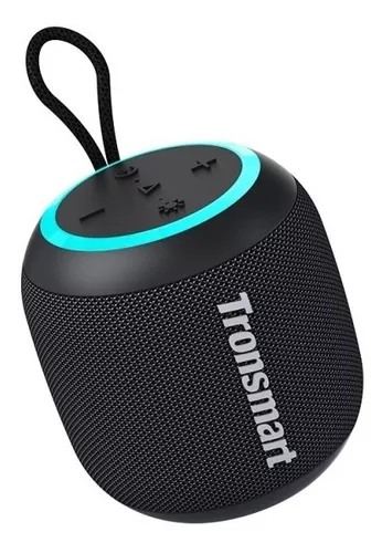 Tronsmart T7 Mini altavoz Bluetooth portátil compacto con luces, sonido  estéreo, Bluetooth 5.3, tiempo de reproducción de 18 horas, emparejamiento