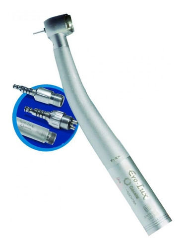 Turbina Dental Gacela Evo Lux Flex Push Botton Odontologia