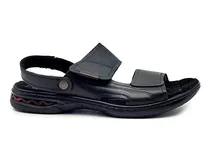 Comprar Sandalias Hombre De Cuero Confort Chinelas Livianas Velcro
