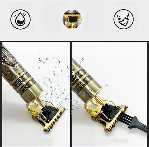 Maquina Acabamento Recarregável Detalhe Cabelo Barba Sem Fio Super qualidade