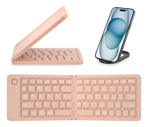 Mini Teclado Bluetooth Plegable Recargable Android Ios Pc