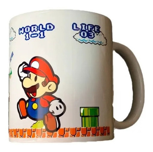 Taza De Cerámica Super Mario Bross