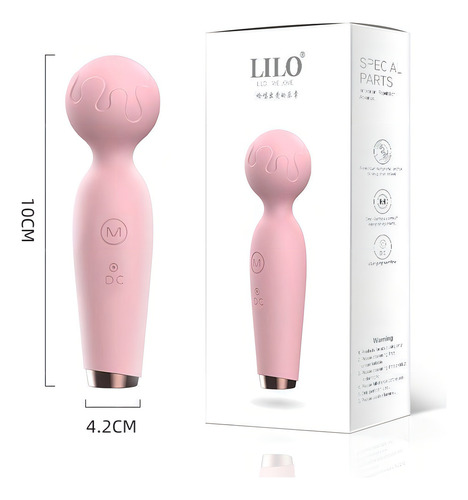 Mini micrófono vibrador recargable con 10 vibraciones 11217