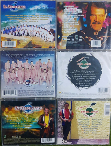 6 Cds La Arrolladora Banda El Limon (Usado)