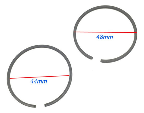 4 Anillos De Pistón De 47 Mm Para 80 Cc Y 2 Tiempos