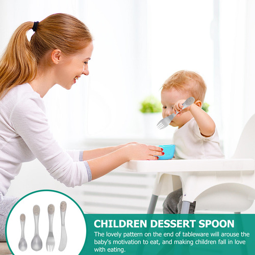 Cuchara Para Cubiertos Y Utensilios Para Niños Pequeños