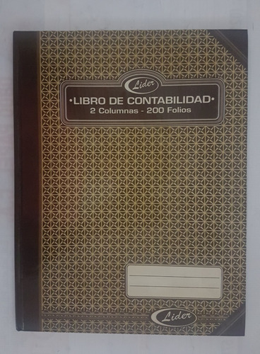 Libro Contabilidad 2 Columnas 200 Folios