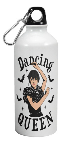 Botella De Agua Merlina Dancing Qeen 600 Ml