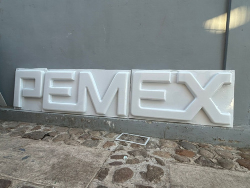 Logo Pemex Termoformado 3d