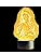Lámpara De Mesa De Luz Nocturna En 3d De La Virgen María, Lá