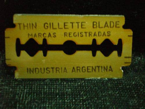 Imagen 2 de 5 de Antigua Hoja De Afeitar Gillette Thin
