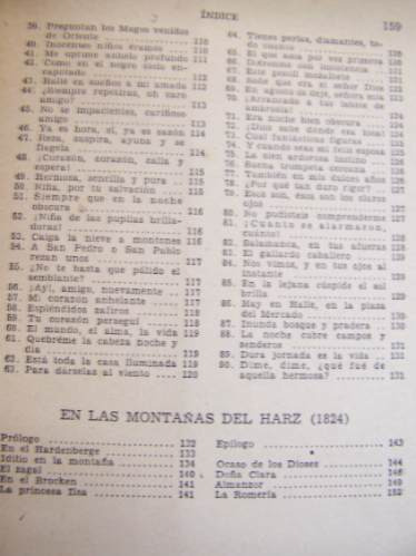 Imagen 4 de 4 de Libro De Los Cantares * Heinrich Haine * Sopena 1952 *