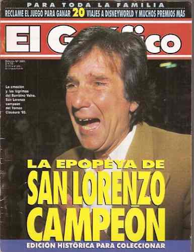 El Gráfico 3951 - Bambino Veira - San Lorenzo Campeon 1995