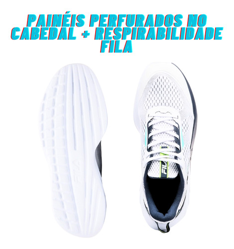 Tênis Diffusion Fila Masculino Corrida Confortável Macio