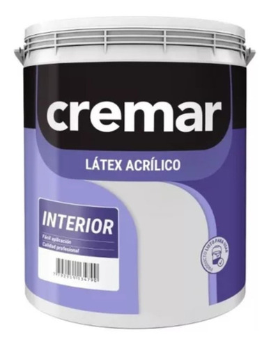 Latex Cremar Pintura Interior Blanco 10 Litros Sinteplast