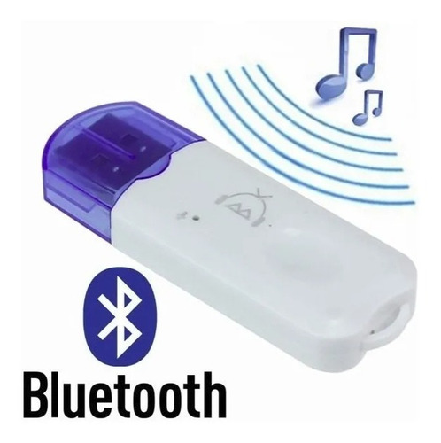 Imagen 2 de 4 de Receptor De Audio Bluetooth Para Radio De Auto Con Usb