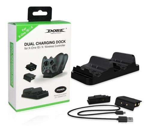 Cargador Doble Xbox One Dual Charging Dock + 2 Baterías