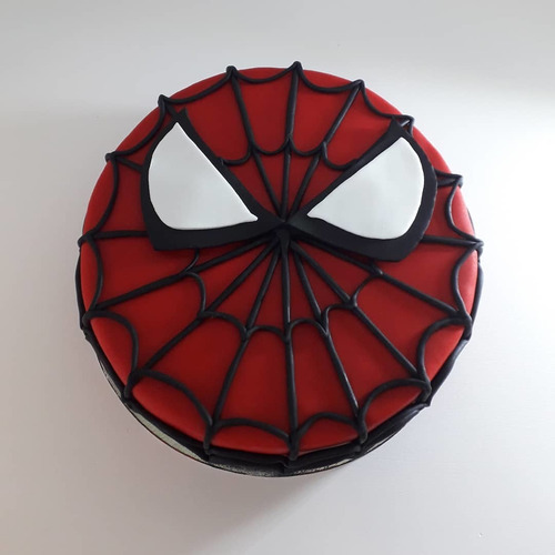 Torta Hombre Araña Y Galletas Superheroes