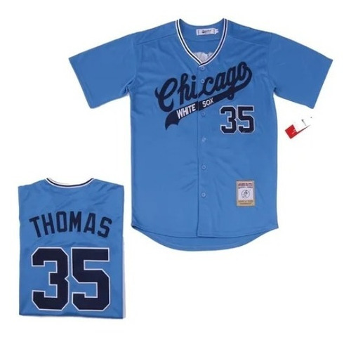Imagen 1 de 1 de Camiseta Casaca Baseball Mlb Chicago White Sox Thomas