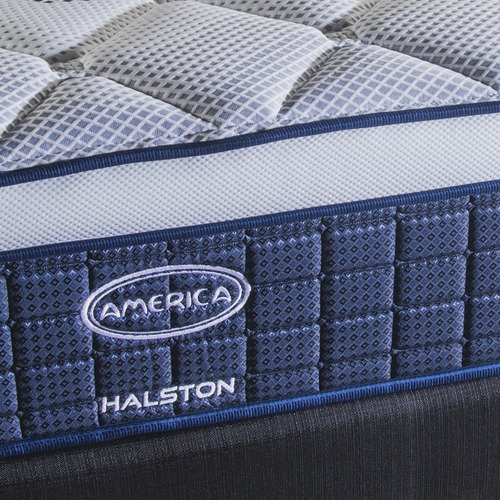 Colchón America Halston Con Box Gratis Queen Size - Ta