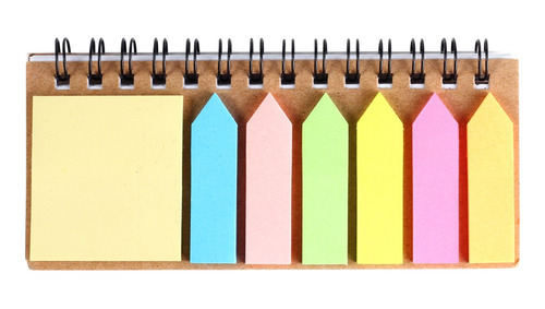 Post It Notas Adhesivas, Kit Ecologico Con Regla 50 Pzs