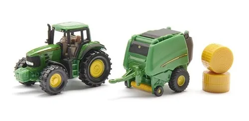 comprar Siku Tractor John Deere 7530 C\u002Fempacadora -metal 