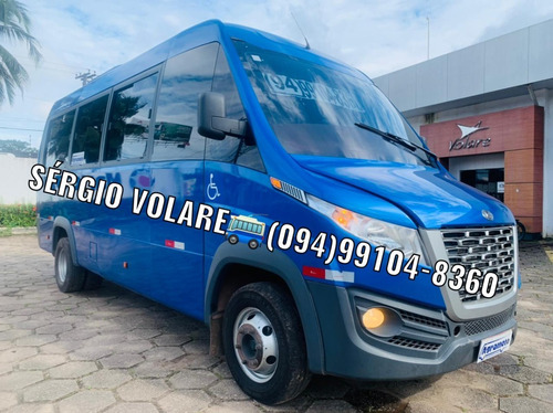 Imagem 2 de 15 de Micro Ônibus Volare Cinco Executivo Cor Azul Ano 2018 2019