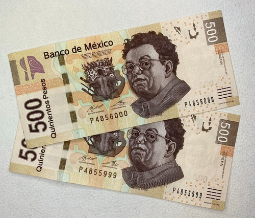 500 Pesos Diego Rivera Familia F Nuevo Sin Circular !