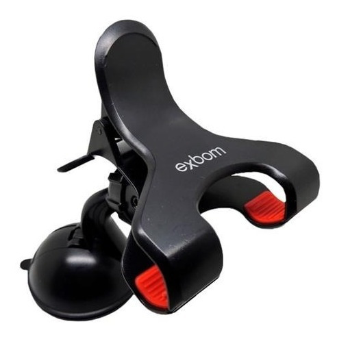 Imagem 5 de 6 de Suporte Universal Smartphone E Gps Clipe Duplo Exbom- Sp-20
