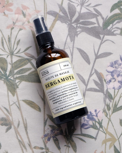 Aceite De Masaje Bergamota 100 Ml Refrescante / Agronewen