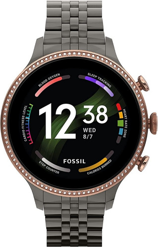 Smartwatch Fossil Gen 6 Mujer Acero Inoxidable V Color de la caja Gris oscuro